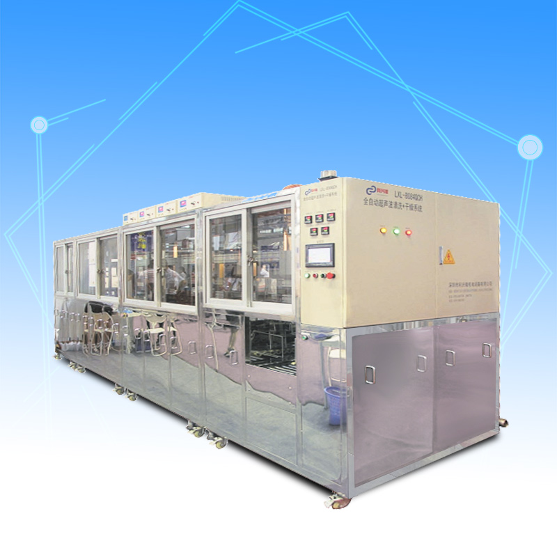 Automatic electronic parts cleaning machine